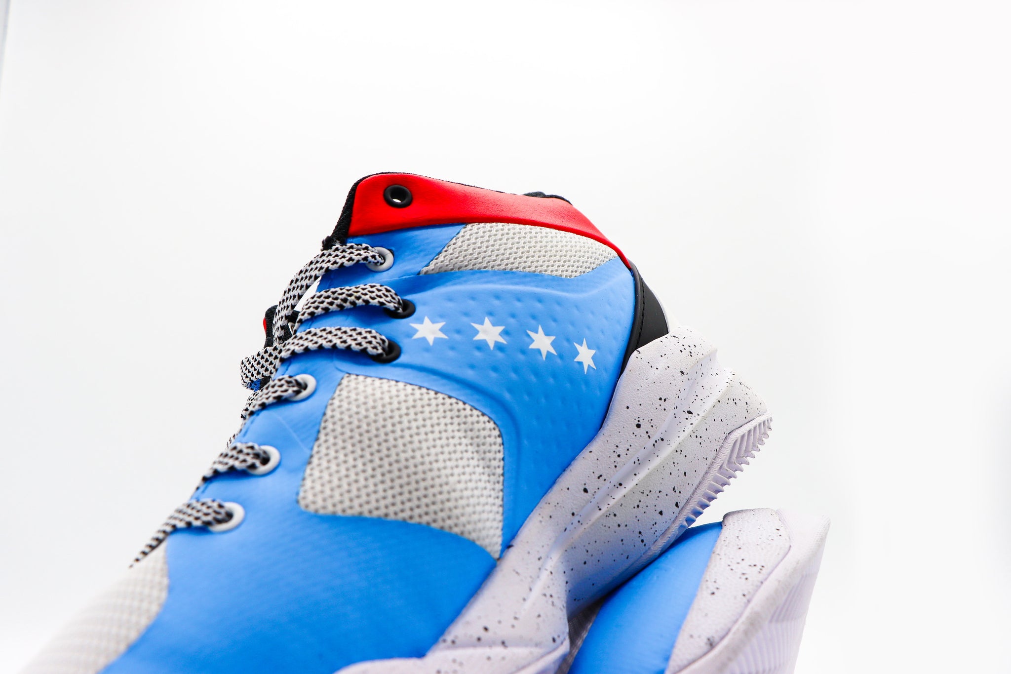 Special details of the Stria Sport Limited Edition "Chicago" Performance, basketball shoe